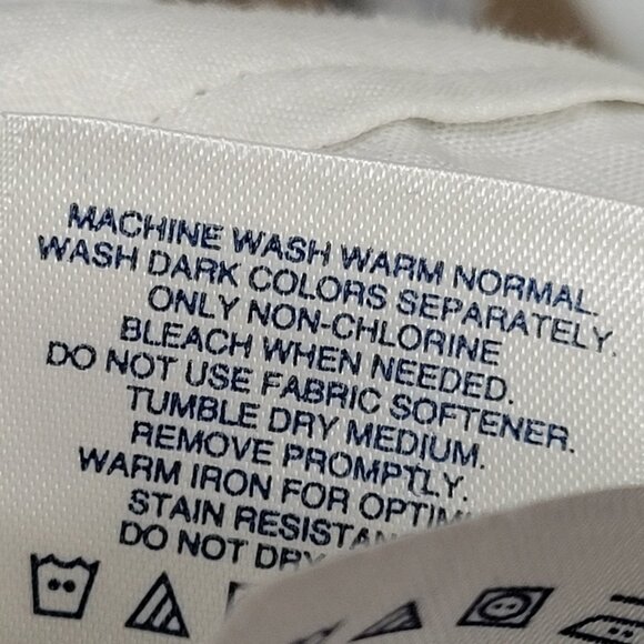 Lands' End Tan 100% Cotton Traditional Fit Straight Leg Chino Pants 48/T (48x31) - Picture 14 of 14